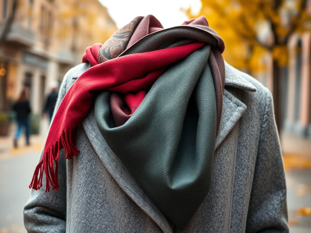 Jaki szalik do szarego płaszcza?