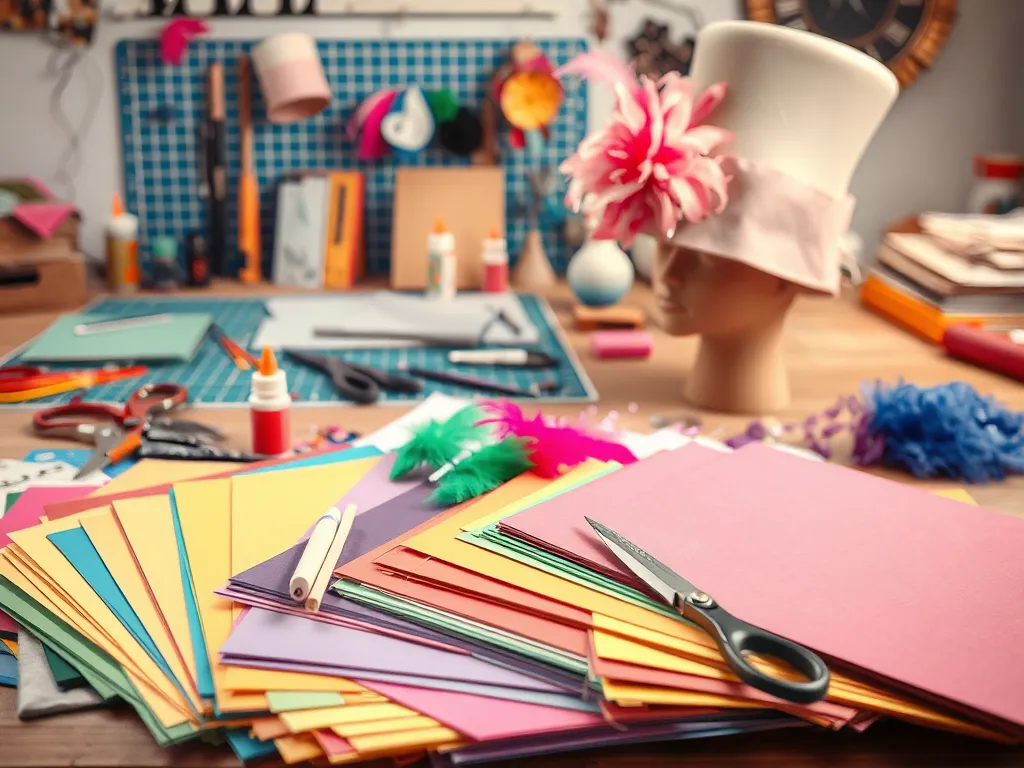 Jak zrobić kapelusz z brystolu?