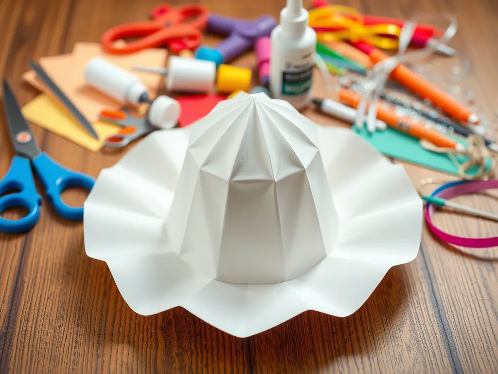 Jak zrobić kapelusz z papieru – szablon