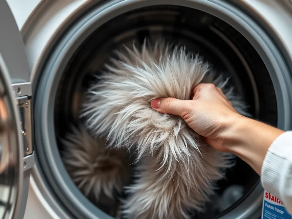 Jak prać sztuczne futro w pralce?